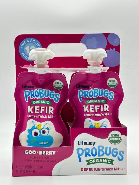 LIFEWAY Probugs Organic Kefir with Goo Berry 414ml