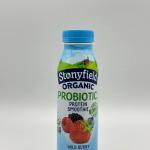 STONYFIELD Organic Probiotic Protein Smoothie Wild Berry 296ml