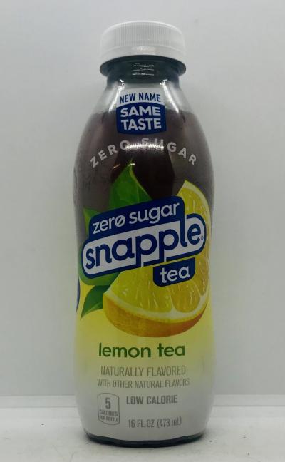 Snapple Lemon Tea Zero Sugar 473mL.