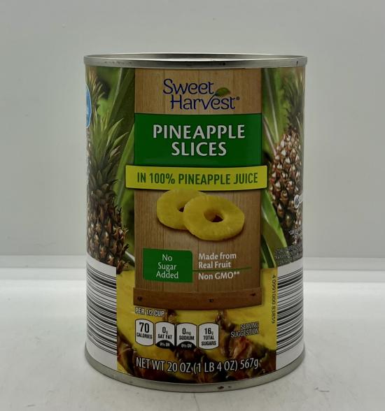 Sweet Harvest Pineapple Slices 567g