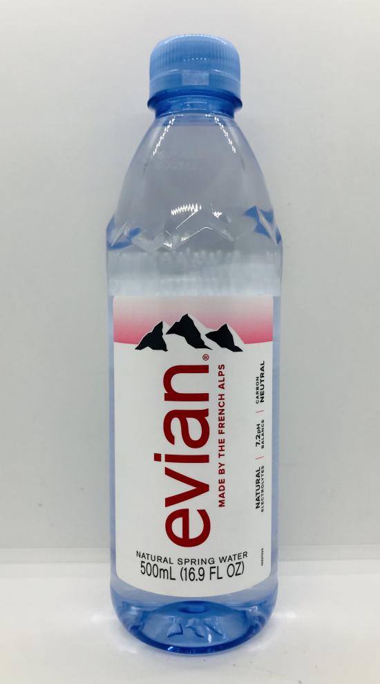 Evian Spring Water 500mL.