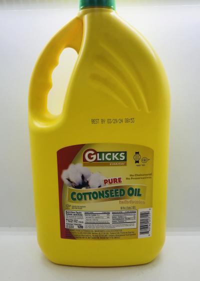 Glicks Cottonseed Oil