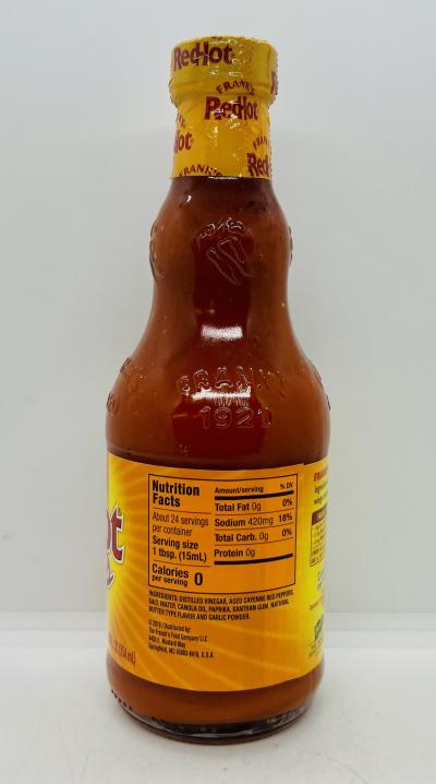 Frank's Red-Hot Wings Buffalo 354mL.