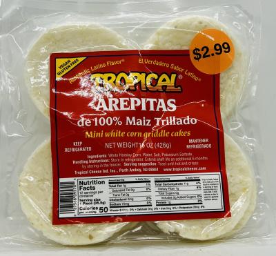 Tropical Mini Corn Griddle Cakes 426g.