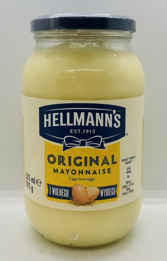 Hellmann's Real Mayonnaise 625mL.