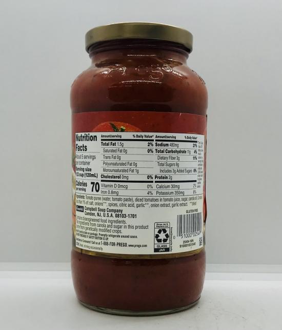 Prego Traditional Sauce 680g.