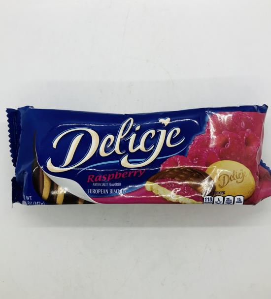 Delicje Biscuits Raspberry 147g.