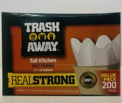 Trash Away Tall Kitchen Value Pack 200 bags