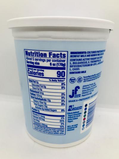 La Yogurt Lite/Sensible Plain 0%