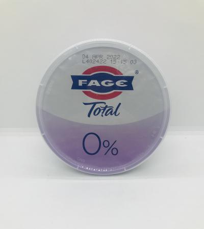 Fage Yogurt total 0% 454g.