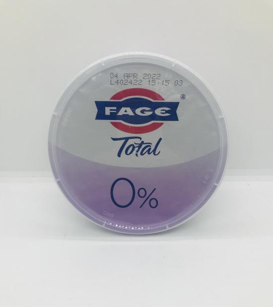 Fage Yogurt total 0% 454g.