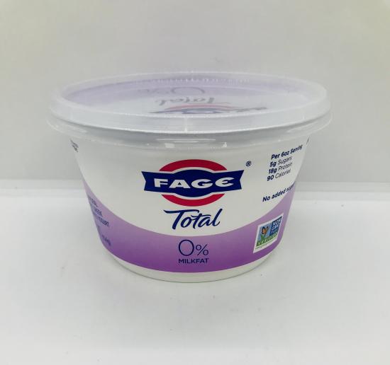 Fage Yogurt total 0% 454g.