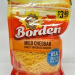 Borden Mild Cheddar Finely Shredded Cheese 226g