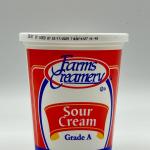 FARMS CREAMERY Sour Cream Grade A  453g