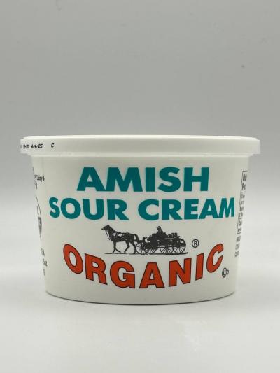 Sour Cream Organic Amish  425g