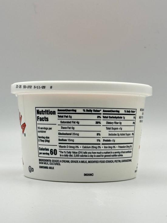 GRANDMOTHER'S Sour Cream  425g
