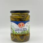 S&F Pickled Hot Peppers 500ml