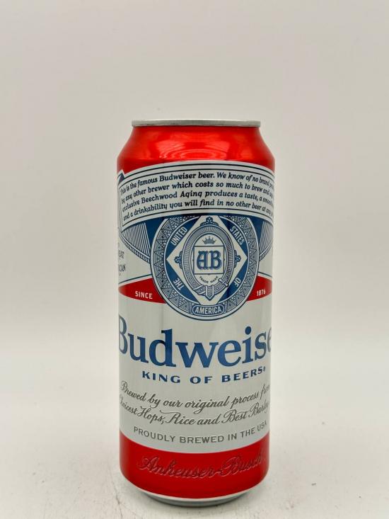 Budweiser king of beers 16 Oz Can