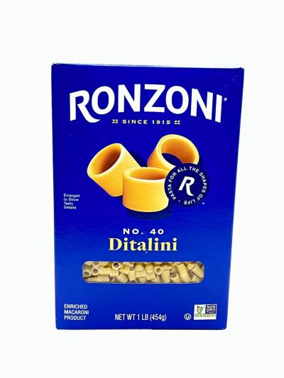 Ronzoni Ditalini no. 40 Macaroni (454g.)