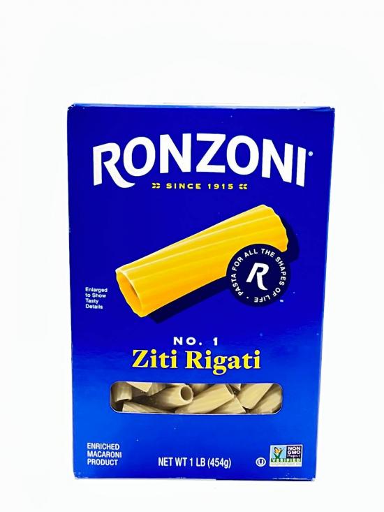 RONZONI Ziti Rigati 454g