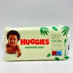 Huggies Natural Care With Aloe 56 wipes