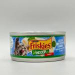 FRISKIES INDOOR OCEAN WHITEFISH DINNER WITH GARDEN GREENS IN SAUCE 156G CAT FOOD