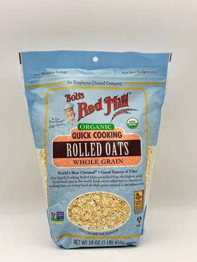 BOB'S RED MILL ORGANIC ROLLED OATS 454g