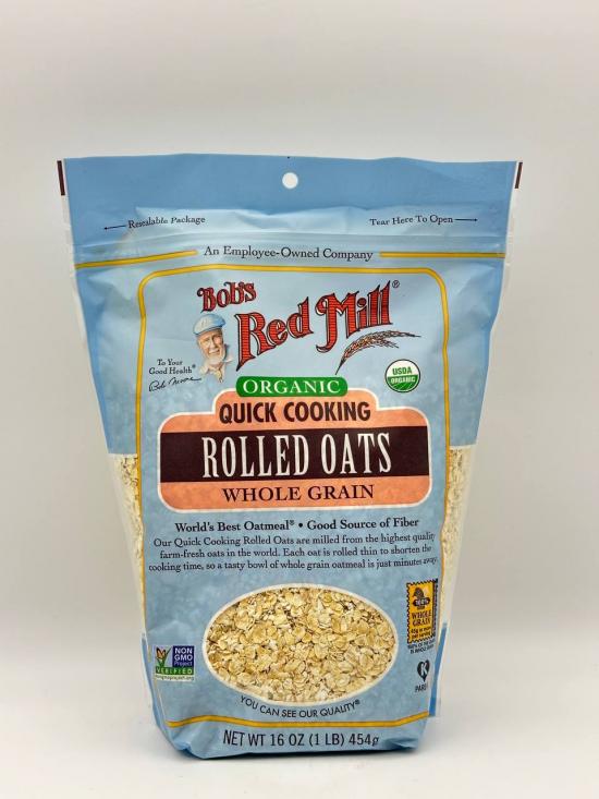 BOB'S RED MILL ORGANIC ROLLED OATS 454g