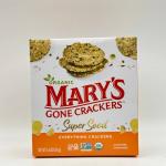 ORGANIC MARYS GONE CRACKERS SUPER SEED 156G