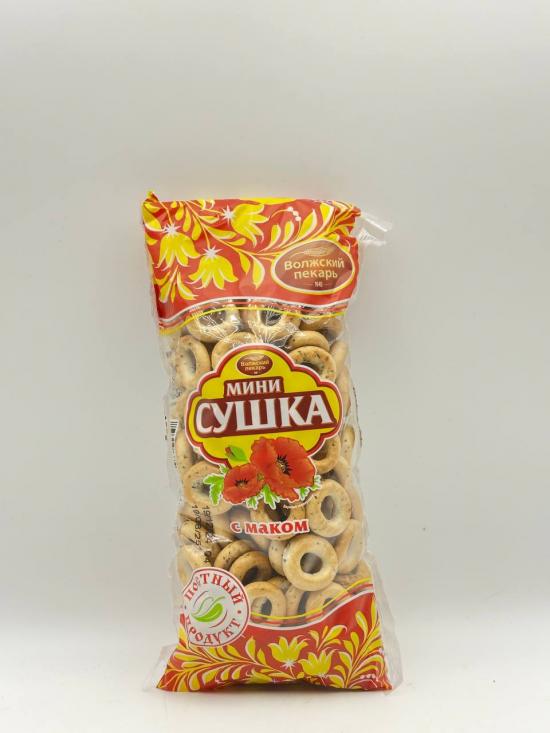 MINI CRISP BREAD RINGS  POPPY SEEDS 180G