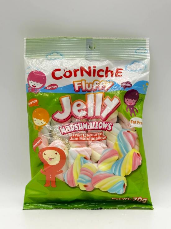 CORNICHE FLUFFY JELLY MARSHMALLOWS 70G